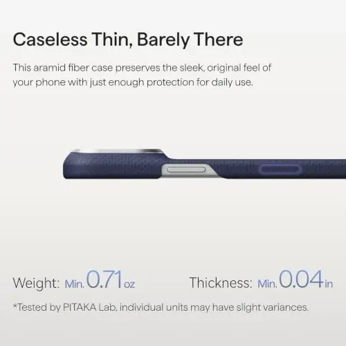 pitaka for iPhone 18 Pro Case 6.3