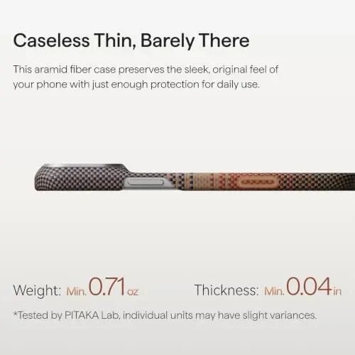 pitaka for iPhone 18 Pro Case 6.3