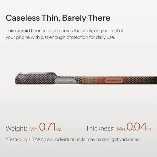 pitaka for iPhone 18 Pro Case 6.3