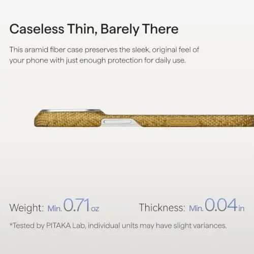 pitaka for iPhone 18 Pro Case 6.3