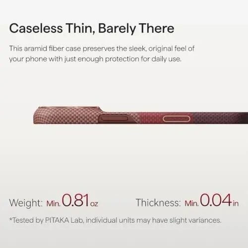 pitaka for iPhone 18 Pro Max Case 6.9