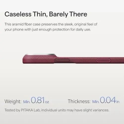 pitaka for iPhone 18 Pro Max Case 6.9