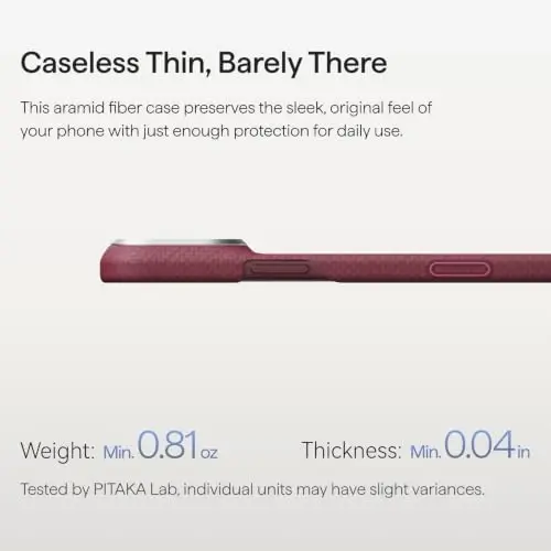 pitaka for iPhone 18 Pro Max Case 6.9