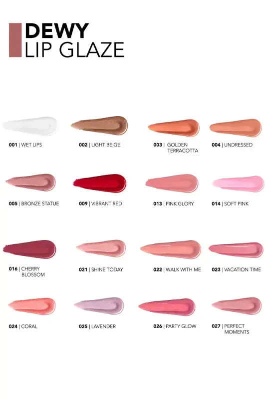 Питательный блеск для губ - Dewy Lip Glaze - 001 Wet Lips-8682536068017 - 6