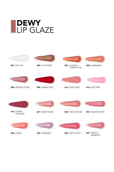 Питательный блеск для губ - Dewy Lip Glaze - 027 Perfect Moments - 8682536069502 - 38