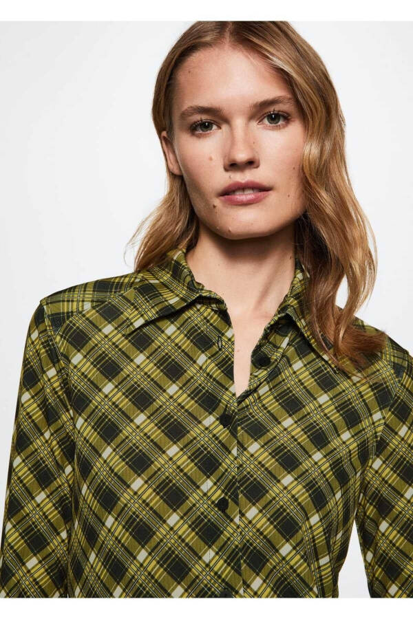Plaid Flannel Shirt - 5