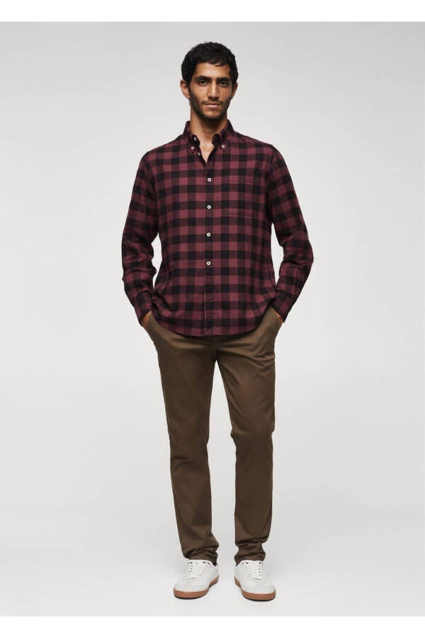 Plaid Flannel Shirt - 2
