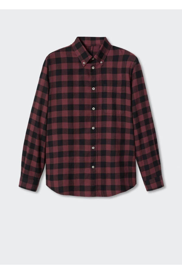 Plaid Flannel Shirt - 3