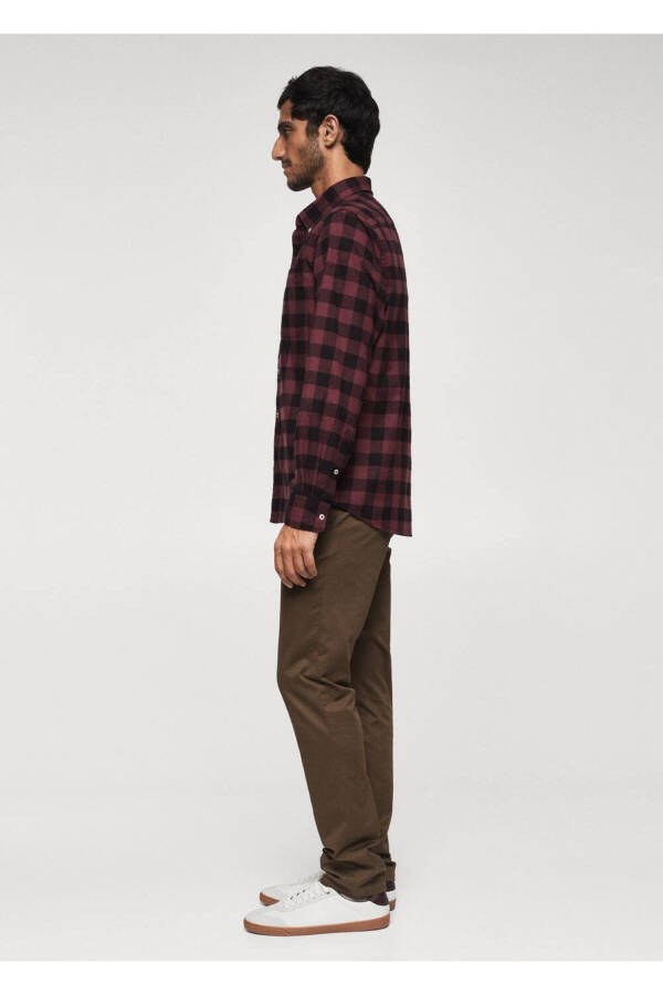 Plaid Flannel Shirt - 5