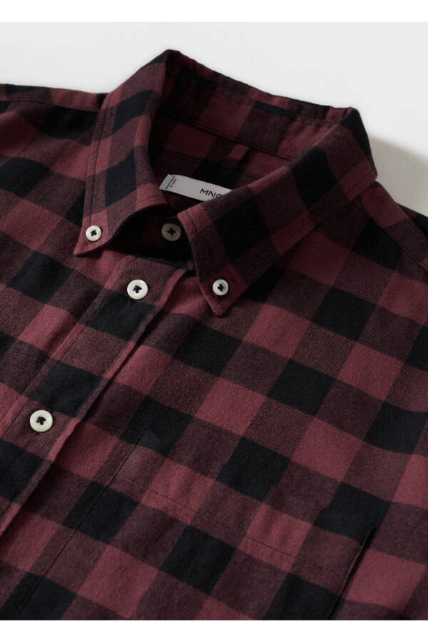 Plaid Flannel Shirt - 6