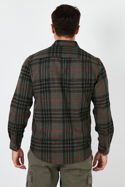 Plaid Long Sleeve Winter Lumberjack Shirt CF21W112844 - 20