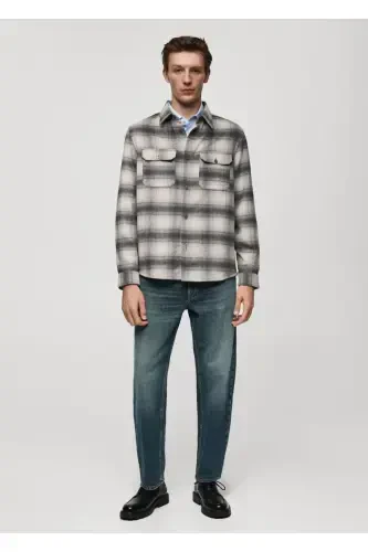 Plaid pocket shirt jacket - 3