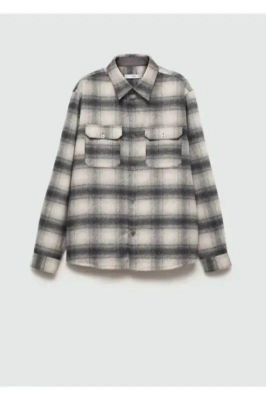 Plaid pocket shirt jacket - 4