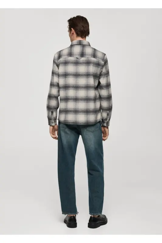Plaid pocket shirt jacket - 5