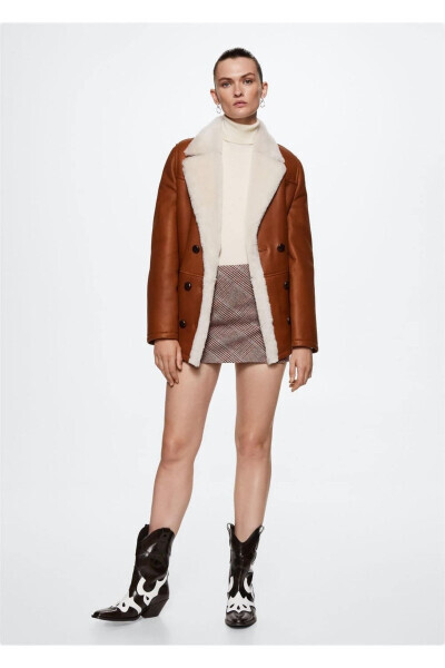 Plaid Wool Skirt - MANGO WOMAN (1)