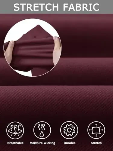 Plaid&Plain erkaklar uchun tor bichimli xaki shimlar Erkaklar uchun konusli chino shimlar - 4