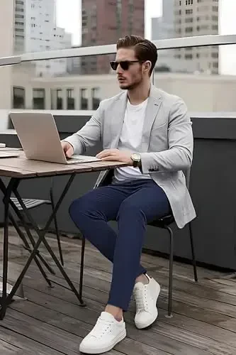 Plaid&Plain erkaklar uchun tor, cho'ziluvchan xaki shimlar Rangli shimlar Slim Fit Slacks Qisqartirilgan shimlar - 7