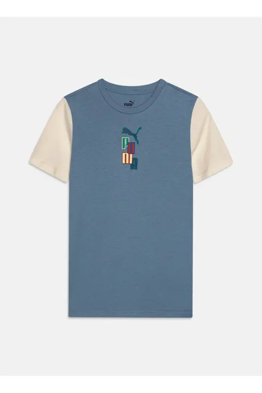 Plain Blue Boys T-shirt 67926920 - Ready Set Better Tee - 1