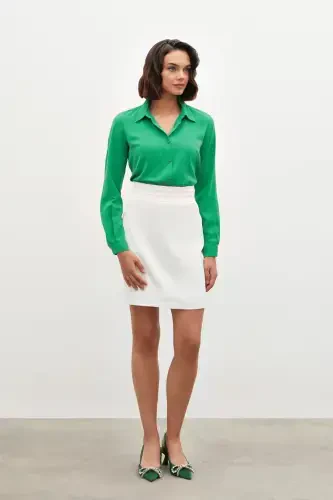 Plain Classic Shirt - Green - 1