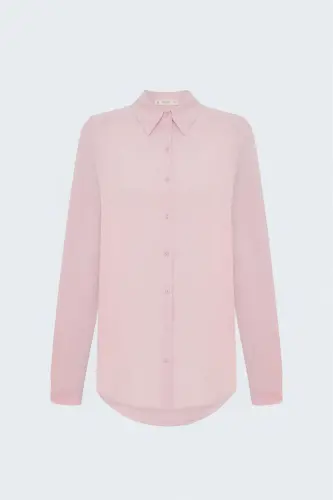Plain Classic Shirt - Pink - Pink - 4