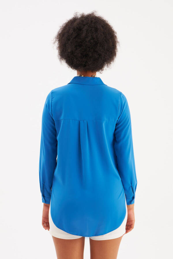 Plain Classic Shirt - Sax Blue - 7