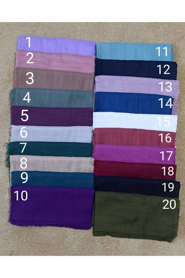 Plain cotton flamed 100 pieces distributable gift hajj umrah yazma scarf 100x100 - 1