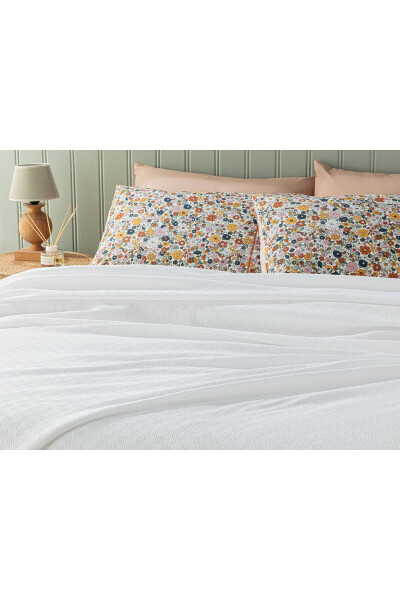 Plain Cotton Single Duvet Cover White - 2