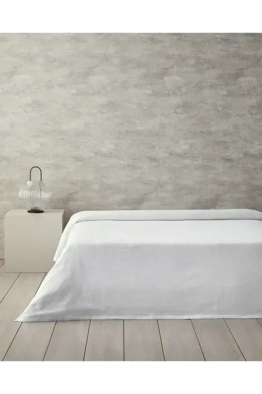 Plain Cotton Single Duvet Cover White - 1