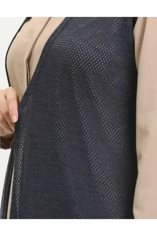 Plain Long Spring Summer Soft Vest, Breathable Light Vest, Plus Size Vest, Mom Vest-Navy Blue - 3