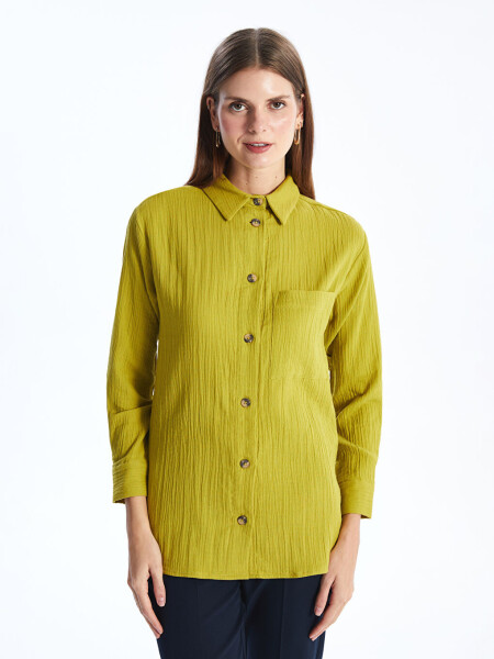Plain Muslin Women's Shirt Tunic - 2
