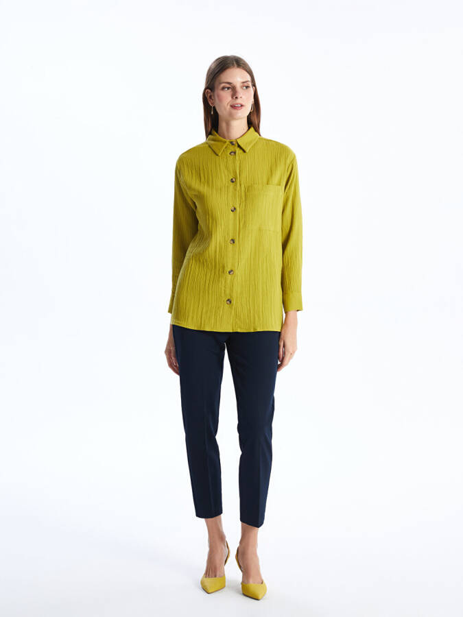 Plain Muslin Women's Shirt Tunic - 32