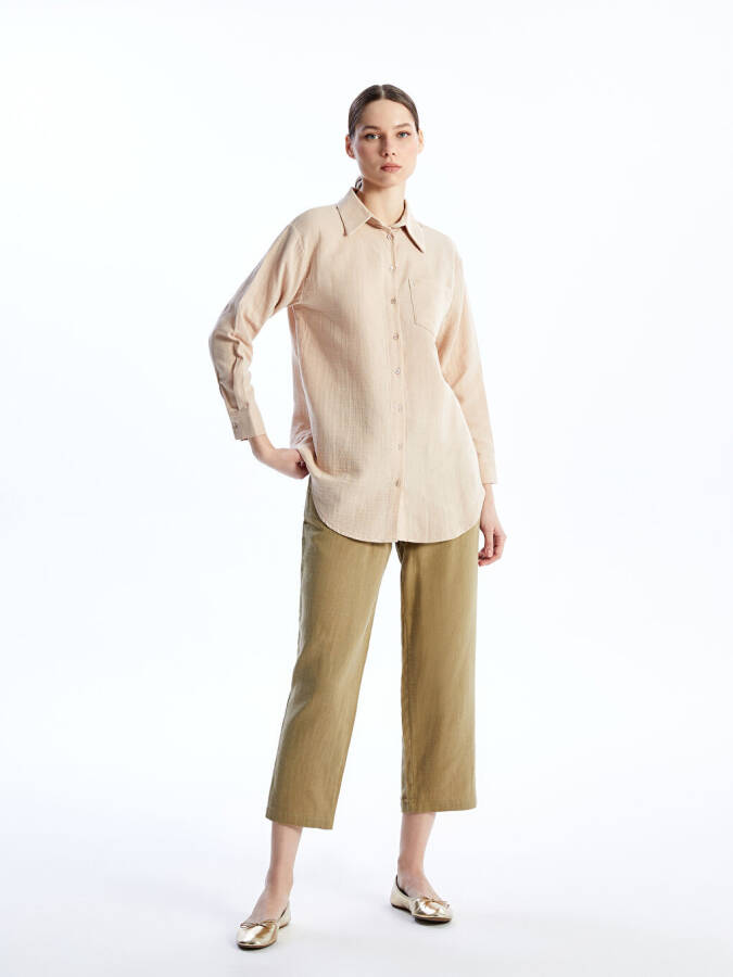 Plain Muslin Women's Shirt Tunic - 9