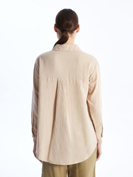 Plain Muslin Women's Shirt Tunic - 12