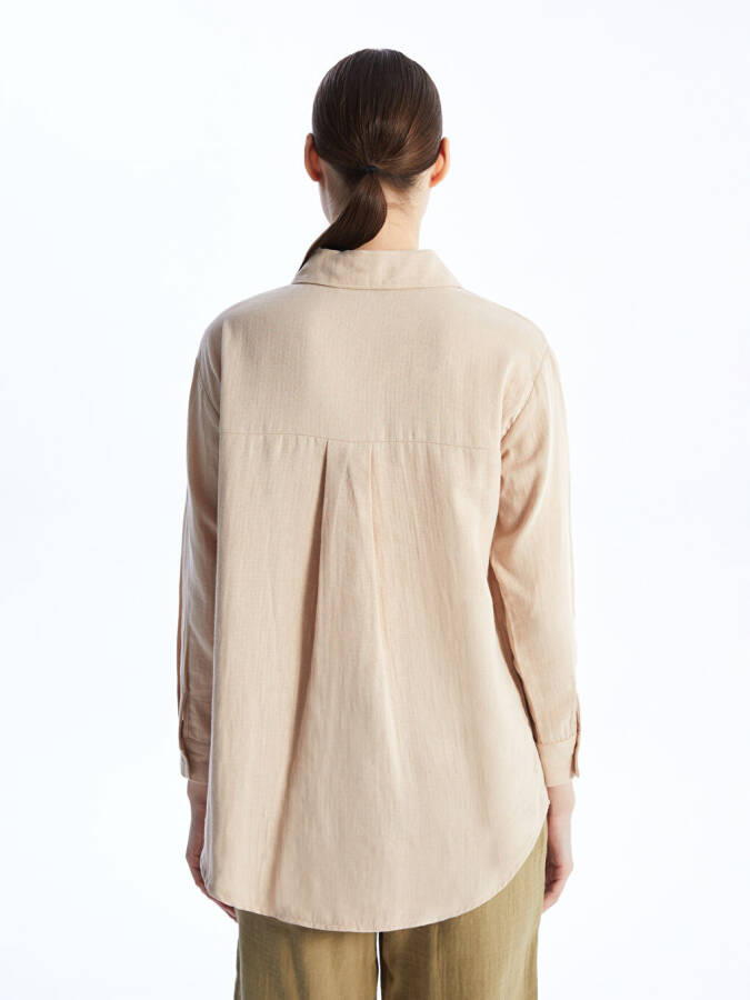 Plain Muslin Women's Shirt Tunic - 5