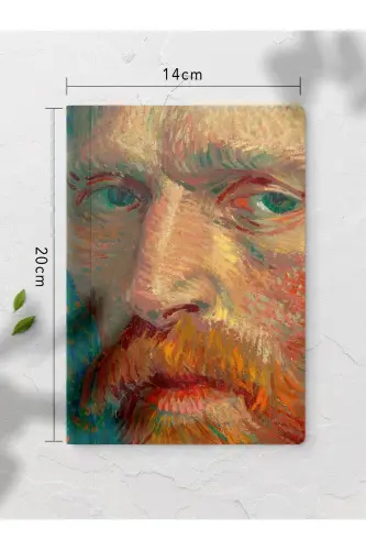 Plain Notebook, Van Gogh Notebook 4 Pieces, Notebook, Art Notebook, 64 Pages 14*21cm-Van Gogh - 4