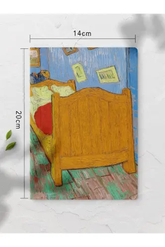 Plain Notebook, Van Gogh Notebook 4 Pieces, Notebook, Art Notebook, 64 Pages 14*21cm-Van Gogh - 5