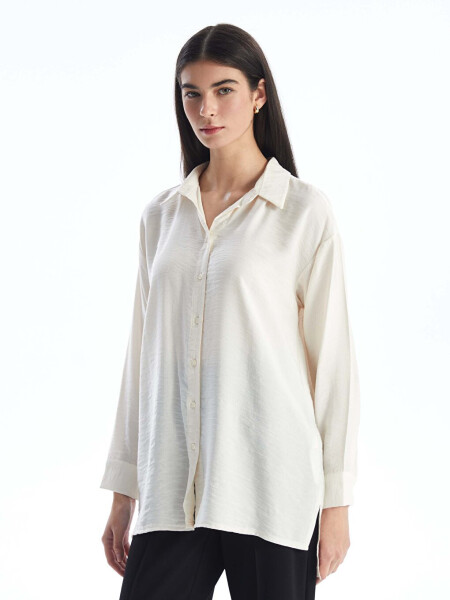 Plain Oversized Women's Shirt Tunic - 15