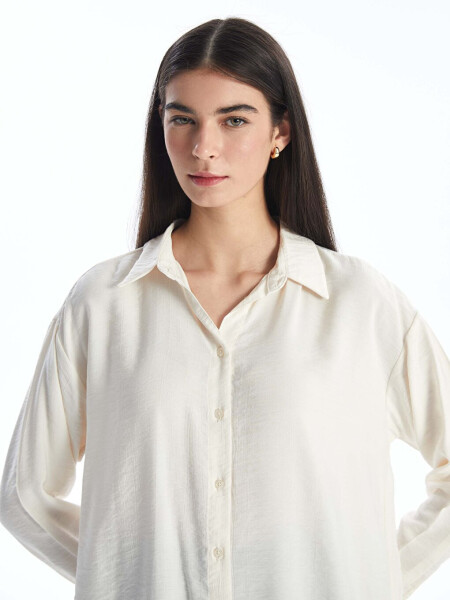 Plain Oversized Women's Shirt Tunic - 16