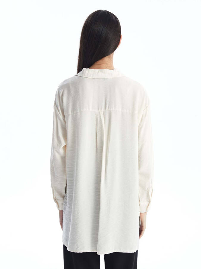 Plain Oversized Women's Shirt Tunic - 19