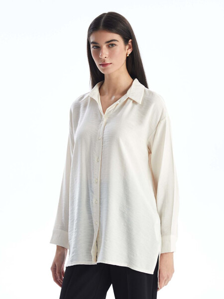 Plain Oversized Women's Shirt Tunic - 8