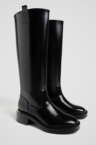 Plain riding boot - 2