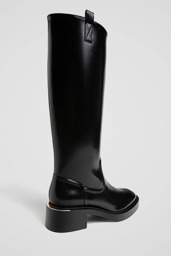 Plain riding boot - 4