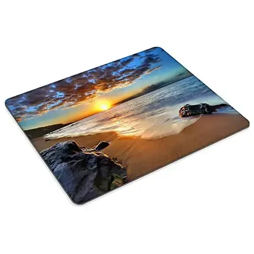 Beach Sunset Mouse pad Customized Mousepad Non-Slip Rubber Base Mouse Pads for Computers Laptop Office Desk Accessories Mouse pad - 2