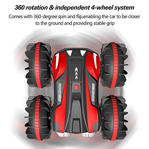 Plaj Oyuncakları Uzaktan Kumandalı Araba - Amfibi Su Geçirmez Araçlar RC Araba Çocuklar İçin 6-12 Yaş Havuz Göl Açık Hava Tüm Arazi Kara Su Teknesi Doğum Günü Hediyeleri Erkek Kız 6 7 8 9 10 11 12 13 Yaş - 2