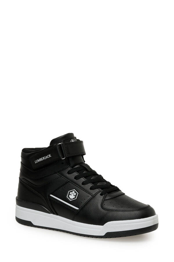 PLAN HI 3PR Black Men's High Top Sneaker - 2