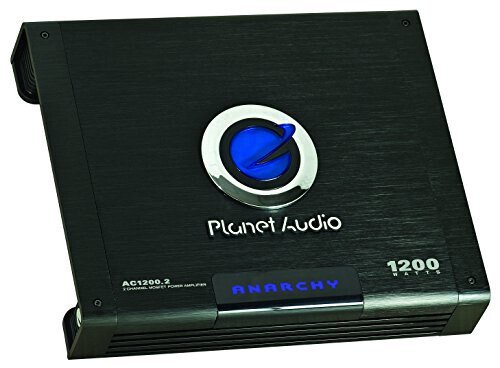 Planet Audio AC1200.2 2 Kanal Avtomobil Kuchiritelgichi - 1200 Yuqori Quvvat, Yuqori/Past Darajali Kirishlar, Yuqori/Past O'tish Filtri, Bass uchun Sabvufirga Ulanish - 3