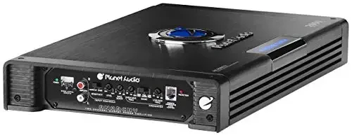 Planet Audio AC2000.2 2-канальный автомобильный усилитель - 2000 высокая выходная мощность, входы высокого/низкого уровня, кроссовер высоких/низких частот, подключение к сабвуферу для басов - 5