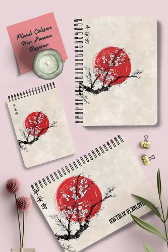 Planlama Seti | 3 Ayrı Özel Ürün | Günlük Planlayıcı | Haftalık Planlayıcı | To-do List | Ikebana - İkebana - 1
