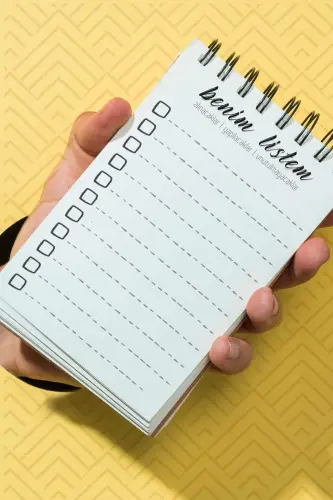 Planlama Seti | 3 Ayrı Özel Ürün | Günlük Planlayıcı + Haftalık Planlayıcı + To-do List | Muzur-Muzur - 6