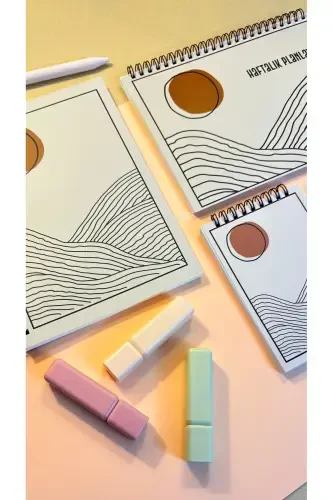 Planning Set | 3 Separate Special Products | Daily Planner Weekly Planner To-do List-Lines - 7